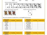 Probability Worksheets with Answers with Probability Crossword Puzzle Printable Crossword Puzzle Gallery
