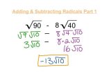 Problem and solution Worksheets and Kindergarten Adding Subtracting Radicals Worksheet Image W