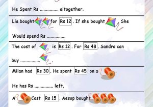 Problem solving Worksheets Along with Math Worksheets Problems for Children Fish Speed Standard Grade Word