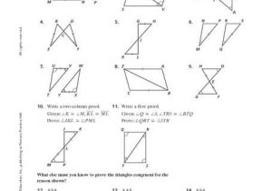 Proofs Worksheet 1 Answers as Well as Congruent Triangles Worksheet Chapter 4 Kidz Activities