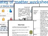 Properties Of Matter Worksheet Answers Along with Properties Matter Worksheet Answers Luxury States Matter 2nd