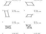 Properties Of Rectangles Rhombuses and Squares Worksheet Answers as Well as Properties Parallelograms Worksheet