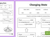Properties Of Water Worksheet with Changing States Ice Water Steam Worksheet Changing States
