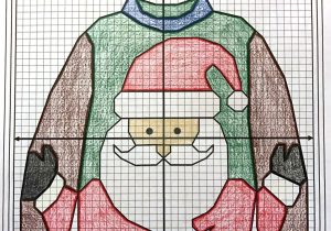 Proportional Reasoning Worksheet with Christmas Math Activity Ugly Sweaters Plotting Points Mystery