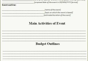Proposal Worksheet Template or event Bud Template Bud Worksheet Template event Bud