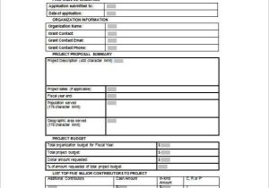 Proposal Worksheet Template together with Bud for Grant Proposal Template Grant Proposal Templates 15 Free