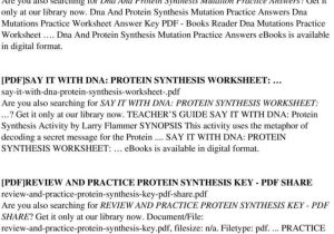 Protein Synthesis Worksheet Answer Key Part A Also 33 Inspirational Graph Protein Synthesis and Amino Acid