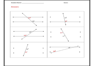Proving Lines Parallel Worksheet Answers or Interior and Exterior Angles A Regular Polygon Worksheet