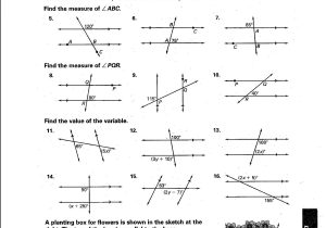 Proving Parallel Lines Worksheet with Answers or Proving Lines Parallel Worksheet Best Slopes Two Perpendicular