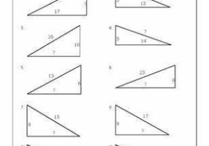 Pythagorean theorem Worksheet Answers with Pythagorean theorem Word Problems Worksheet Kuta the Best Worksheets