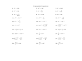 Quadratic Applications Worksheet and Exponential Function Worksheet Worksheet Math for K