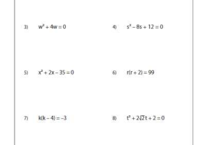 Quadratic Equation Worksheet with Answers Along with This assortment Of 171 Worksheets is Based On Quadratic Equation and
