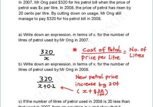 Quadratic Equation Worksheet with Answers or Quadratic Equation Word Problems Worksheet