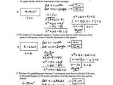 Quadratic formula Worksheet with Answers Pdf Also Name Date Precalculus Worksheet — Parametric Equations 1