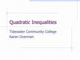 Quadratic Inequalities Worksheet with Answers as Well as Ppt Quadratic Inequalities Powerpoint Presentation Id38