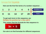 Quadratic Sequences Worksheet as Well as Elementary School Sequences Resources