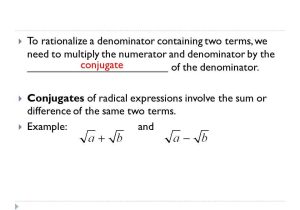 Rationalizing Denominators Worksheet Answers and Worksheets 44 Lovely Simplifying Radical Expressions Worksheet Hd