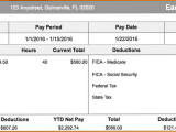 Reading A Pay Stub Worksheet Also How to Create and Print Out Pay Stubs