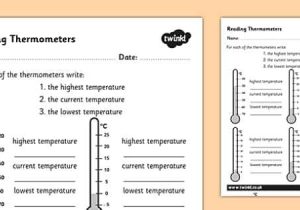 Reading A thermometer Worksheet and Ks2 Science Changing Materials Resources Changes