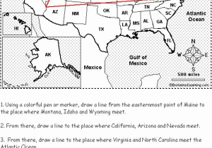 Reading A Weather Map Worksheet or United States America Worksheet Worksheets for All