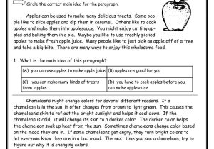 Reading Comprehension Main Idea Worksheets Along with Implied Main Idea Worksheet Gallery Worksheet for Kids In English