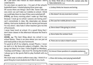 Reading Comprehension Worksheets High School and Free Printable Reading Prehension Worksheets for 5th Grade