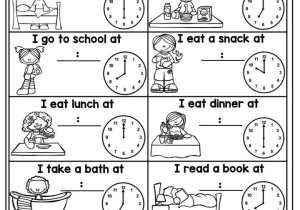 Reading Time Worksheets or Daily Routines Time to the Hour This is A Great Activity to Help