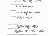 Redox Reaction Worksheet with Answers Also 14 Lovely Worksheet Heat and Heat Calculations