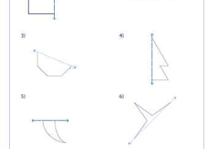 Reflections Practice Worksheet Along with Draw the Other Half Of Each Shape Geometry Worksheets