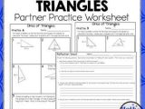 Reflections Practice Worksheet with area Of Triangles Partner Practice Worksheet with A Reflection