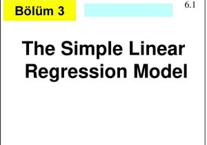 Representing Linear Non Proportional Relationships Worksheet or the Simple Linear Regression Model Ppt Indir