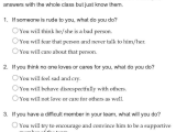Respect Worksheets for Middle School or Personality Development Course Grade 7 Lesson 13 Dare to Care 1