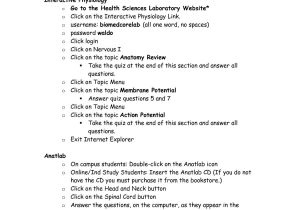 Response to Intervention Worksheet Answers as Well as tolle Anatomy and Physiology Nervous System Worksheet Fotos
