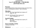 Resume Worksheet for High School Students and Resume for High School Student with No Work Experience Resume for