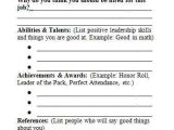 Resume Worksheet for Middle School Students Along with Paws" for Career Exploration