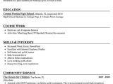 Resume Worksheet for Middle School Students as Well as Sample High School Student Resume Example
