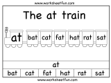 Rhyming Words Worksheets for Kindergarten and at Word Family Printable Worksheets Pinterest