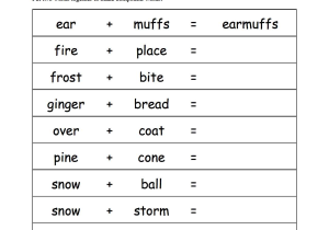 Rhyming Worksheets for Kindergarten Cut and Paste with Worksheets Winter