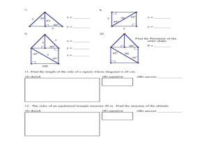 Right Triangle Trig Finding Missing Sides and Angles Worksheet Answers Along with isosceles and Equilateral Triangles Worksheet Answers Practi