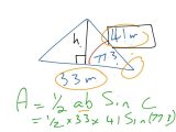 Right Triangle Trig Finding Missing Sides and Angles Worksheet Answers and area Of A Nonright Angled Triangles Math Showme