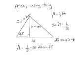 Right Triangle Trigonometry Worksheet Answers or area Of Triangles Using Trig