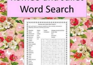 Romeo and Juliet Prologue Worksheet together with Romeo and Juliet Word Search Teaching Resources