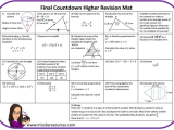Rotations Practice Worksheet Along with Maths Revision Mats