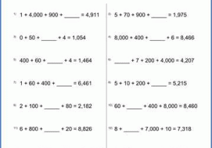 Rounding Worksheets 4th Grade and Place Worksheets Worksheets for All