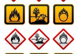 Safety Symbols Worksheet or New and Old Hazard Symbols