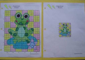 Scale Drawings Worksheet 7th Grade Also Scale Grid Drawing Worksheets Worksheet for Kids In English