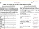 Scavenger Hunt Worksheet Also Physical and Chemical Properties and Changes Worksheet Answers