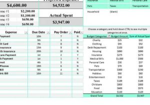Schedule A Medical Expenses Worksheet Also Monthly Expense Spreadsheet with Monthly Bud Bud organizer Bud