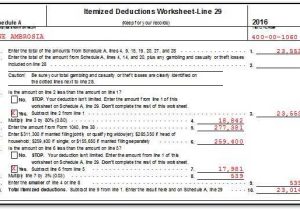 Schedule A Medical Expenses Worksheet with Worksheets 41 Awesome Itemized Deductions Worksheet High Definition