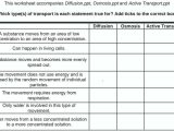 Science 8 Diffusion and Osmosis Worksheet Answers together with Diffusion and Osmosis Worksheet Key Worksheet Math for Kids